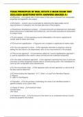 TEXAS PRINCIPLES OF REAL ESTATE II MAIN EXAM TEST 2025&sol;2026 QUESTIONS WITH ANSWERS GRADED A&plus;