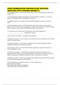 TEXAS PROMULGATED CONTRACTS EOC 2025&sol;2026 QUESTIONS WITH ANSWERS GRADED A&plus;