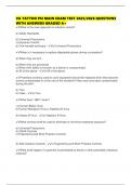 VA TATTOO PSI MAIN EXAM TEST 2025&sol;2026 QUESTIONS WITH ANSWERS GRADED A&plus;