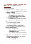 Volledige boeksamenvatting Personality Psychology