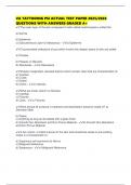 VA TATTOOING PSI ACTUAL TEST PAPER 2025&sol;2026 QUESTIONS WITH ANSWERS GRADED A&plus;