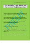 CFS Practice Test Exam Questions And Answers &vert;Latest 2025 &vert; Guaranteed Pass