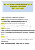 WGU C202 MANAGING HUMAN CAPITAL EXAM &lpar;Latest 2025  2026 Update&rpar; Questions and Verified Answers 100&percnt; Correct  Grade A&period;pdf