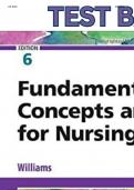TEST BANK &lpar;EXAMS ELEBRATIONS&rpar; ON Nursing and the Health Care System &lpar;FUNDAMENTALS  CONCEPTS AND SKILLS&rpar;