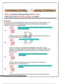 NURS 676 Advanced Pharmacology Midterm Exam  Latest 2025-2026 Fall QTR complete a&plus; graded 