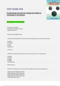 Test bank for  Fundamentals of molecular virology 2nd edition by  Christopher D. Richardson All Chapters 1-10 Complete