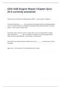CDX-ASE Engine Repair Chapter Quiz&colon; 24-4 correctly answered