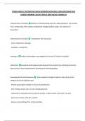 PPN301 WEEK 8&colon; POSTPARTUM CARE & NEWBORN NUTRITION&vert; EXAM QUESTIONS WITH  CORRECT ANSWERS &vert;LATEST UPDATE 100&percnt; SOLVED&vert; GRADED A&plus; 
