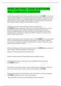 NURS 366 BUNDLE EXAMS WITH COMPLETE OPTIONS