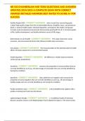 NR 503 CHAMBERLAIN MID TERM QUESTIONS AND ANSWERS UPDATED 2024&sol;2025 A COMPLETE EXAM WITH CORRECT VERIFIED&sol;DETAILED ANSWERS BEST RATED TO SCORE A&plus; FOR SUCCESS