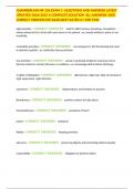 CHAMBERLAIN NR 226 EXAM 1- QUESTIONS AND ANSWERS LATEST UPDATED 2024&sol;2025 A COMPLETE SOLUTION  ALL ANSWERS 100&percnt; CORRECT VERIFIED&sol;DETAILED BEST RATED A&plus; FOR PASS