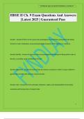 HBSE II Ch&period; 9 Exam Questions And Answers &vert;Latest 2025 &vert; Guaranteed Pass