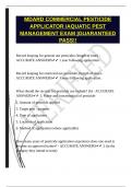 MDARD COMMERCIAL PESTICIDE APPLICATOR &sol;AQUATIC PEST MANAGEMENT EXAM &vert;GUARANTEED PASS&excl;&excl;
