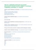 NBCOT CARDIOPULMONARY EXAM 2025 QUESTIONS AND DETAILED CORRECT ANSWERS &lpar;VERIFIED ANSWERS&rpar; &vert; A&plus; GRADE