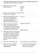 SonicWall Network Security Administrator &lpar;SNSA&rpar; Practice Test Questions And Answers A&plus; Graded