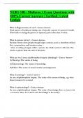 NURS 300 - Midterm 1 Exam Questions with 100&percnt; Correct Answers &vert; Verified &vert; Latest Update