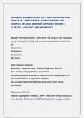 ADVANCED PHARMACOLOGY TEST BANK QUESTIONS BANK  200 ACTUAL COMPLETE REAL EXAM QUESTIONS AND  CORRECT DETAILED ANSWERS TOP RATED VERSION &vert;  ALREADY A&plus; GRADED &vert; NEW AND REVISED