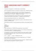 PKSC 1020 EXAM 2 BATT CORRECT 100&percnt;