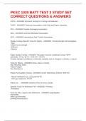 PKSC 1020 BATT TEST 3 STUDY SET CORRECT QUESTIONS & ANSWERS