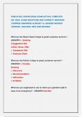 PUBLIX DELI KNOWLEDGE EXAM ACTUAL COMPLETE  200 REAL EXAM QUESTIONS AND CORRECT ANSWERS &lpar;VERIFIED ANSWERS&rpar; ALREADY A&plus; GRADED NEWEST  VERSION &vert; 2025&sol;2026 NEW AND REVISED &period;