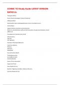 CCHMC TCI Study Guide LATEST VERSION RATED A&plus; 