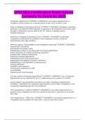 OPM DEU Certification Exam Solved Correctly To Score A&plus; 2025