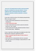 STATE OF COLORADO MOTOR VEHICLE DEALER BOARD  MASTERY EXAMINATION 2025&sol;2026 NEWEST&sol; ACTUAL  COMPLETE REAL EXAM QUESTIONS AND CORRECT  DETAILED ANSWERS &lpar;VERIFIED ANSWERS &rpar; ALREADY  GRADED A&plus;&period;