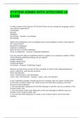 SYSTEM ADMIN WITH SITECORE 10 EXAM QUESTIONS WITH CORRECT ANSWERS &vert; GRADED A