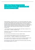 HESI Case Study Integumentary Assessment Exam with Questions and Correct Answers 2025&period;
