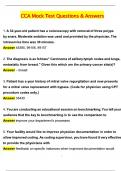 2025 CCA Mock Test Questions & Answers Latest &lpar;2025 &sol; 2026&rpar; &lpar;Verified Answers&rpar;