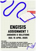 ENG1515 Assignment 1 Memo &vert; Due 15 April 2025