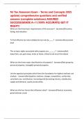 NJ Tax Assessors Exam - Terms and Concepts 2025 update&vert; comprehensive questions and verified answers &lpar;complete solutions&rpar; ASSURED SUCCESS&vert;GRADE A&plus;&excl;&excl; &lpar;100&percnt; ACCURATE&rpar; GET IT RIGHT&excl;&excl;