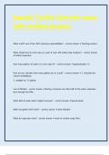 Aquatic Facility Operator exam with verified answers