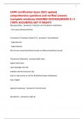 CAPA Certification Exam 2025 update&vert; comprehensive questions and verified answers &lpar;complete solutions&rpar; ASSURED SUCCESS&vert;GRADE A&plus;&excl;&excl; &lpar;100&percnt; ACCURATE&rpar; GET IT RIGHT&excl;&excl;