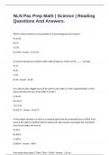 NLN Pax Prep Math &vert; Science &vert; Reading Questions And Answers&period;