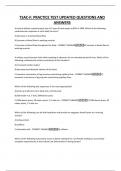 TSAC-F PRACTICE TEST UPDATED QUESTIONS AND ANSWERS