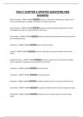 TSAC-F CHAPTER 3 UPDATED QUESTIONS AND ANSWERS