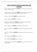 TSAC-F CHAPTER 2 UPDATED QUESTIONS AND ANSWERS