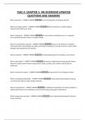 TSAC-F CHAPTER 1- AN OVERVIEW UPDATED QUESTIONS AND ANSWERS