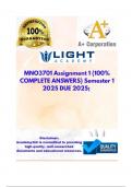 MNO3701 Assignment 1 &lpar;100&percnt; COMPLETE ANSWERS&rpar; Semester 1 2025 DUE 2025&semi; 100&percnt; trusted&comma; comprehensive and complete reliable solution with clear explanation