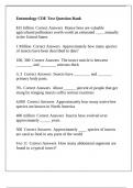 Entomology CDE Test Question Bank