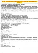 &num;14 RN Comprehensive Predictor Exam Test with 100&percnt; Verified Answers Graded A&plus;