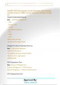 NAMSS CPCS Participation Guide Questions with Detailed  Verified Answers &lpar;100&percnt; Correct Answers&rpar; &sol;Already Graded  A&plus;