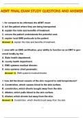 AEMT FINAL EXAM STUDY Latest 2025 Actual Questions and Verified Answers &lpar;2025 &sol; 2026&rpar; A&plus; Grade 100&percnt; Guarantee Verified by Experts