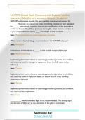 NATOPS Closed Book Questions with Detailed Verified  Answers &lpar;100&percnt; Correct Answers&rpar; &sol;Already Graded A&plus;