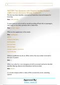 NATOPS Test Questions with Detailed Verified Answers  &lpar;100&percnt; Correct Answers&rpar; &sol;Already Graded A&plus;