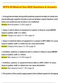 NFPA 99 Medical Gas 6020 Latest 2026 Actual Questions and Verified Answers &lpar;2026 &sol; 2027&rpar; A&plus; Grade 100&percnt; Guarantee Verified by Experts