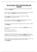 ESCI 101 EXAM 1 WWU EXAM QUESTIONS AND ANSWERS