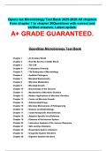 Opens tax Microbiology Test Bank 2025-2026 All chapters from chapter 1 to chapter 26       &period;  Questions with correct and verified answers&period; Latest update&period; A&plus; GRADE GUARANTEED&period;
