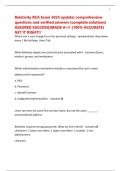 Relativity RCA Exam 2025 update&vert; comprehensive questions and verified answers &lpar;complete solutions&rpar; ASSURED SUCCESS&vert;GRADE A&plus;&excl;&excl; &lpar;100&percnt; ACCURATE&rpar; GET IT RIGHT&excl;&excl;